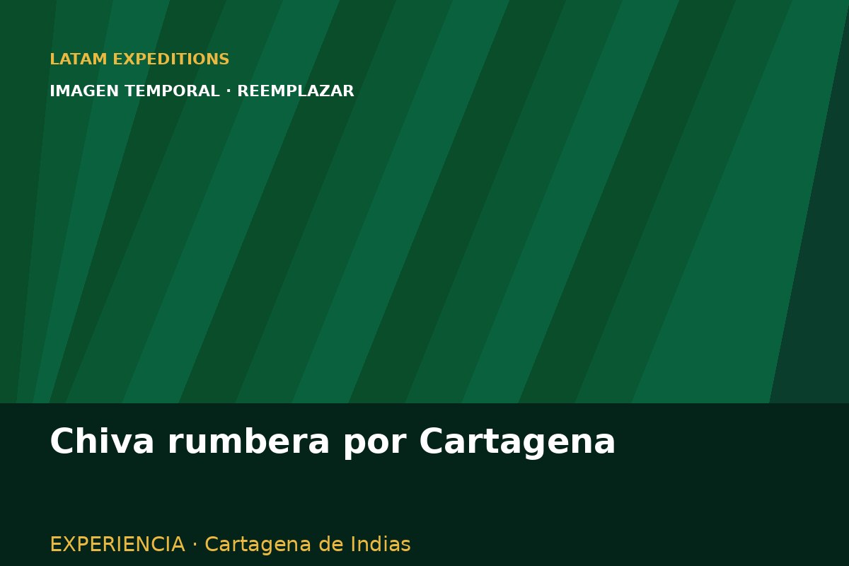 Chiva rumbera por Cartagena