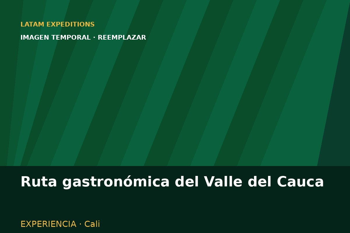 Ruta gastronómica del Valle del Cauca