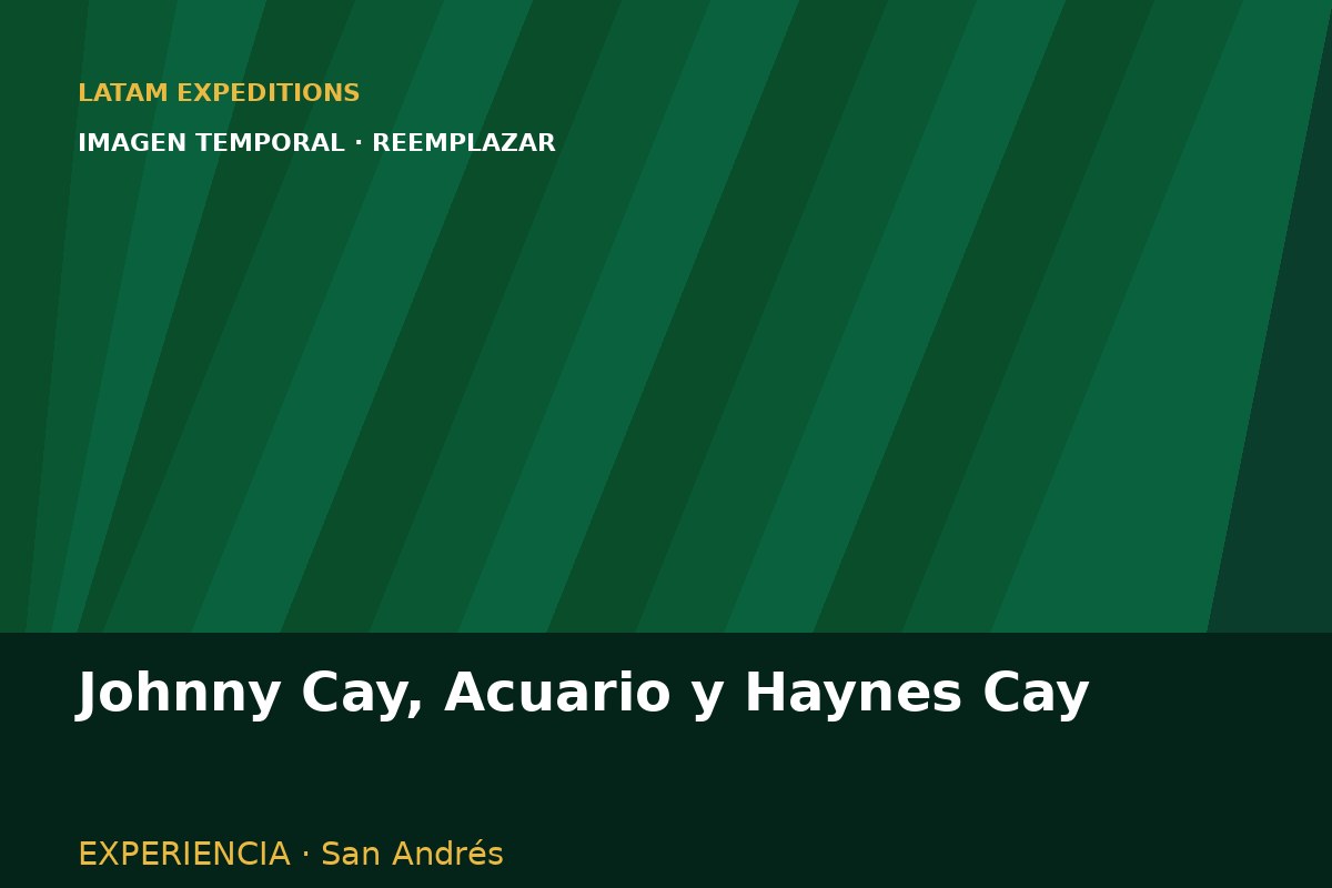 Johnny Cay, Acuario y Haynes Cay