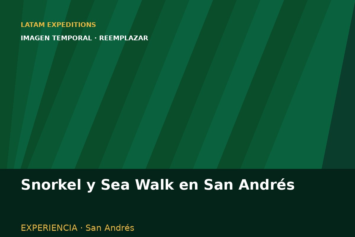 Snorkel y Sea Walk en San Andrés
