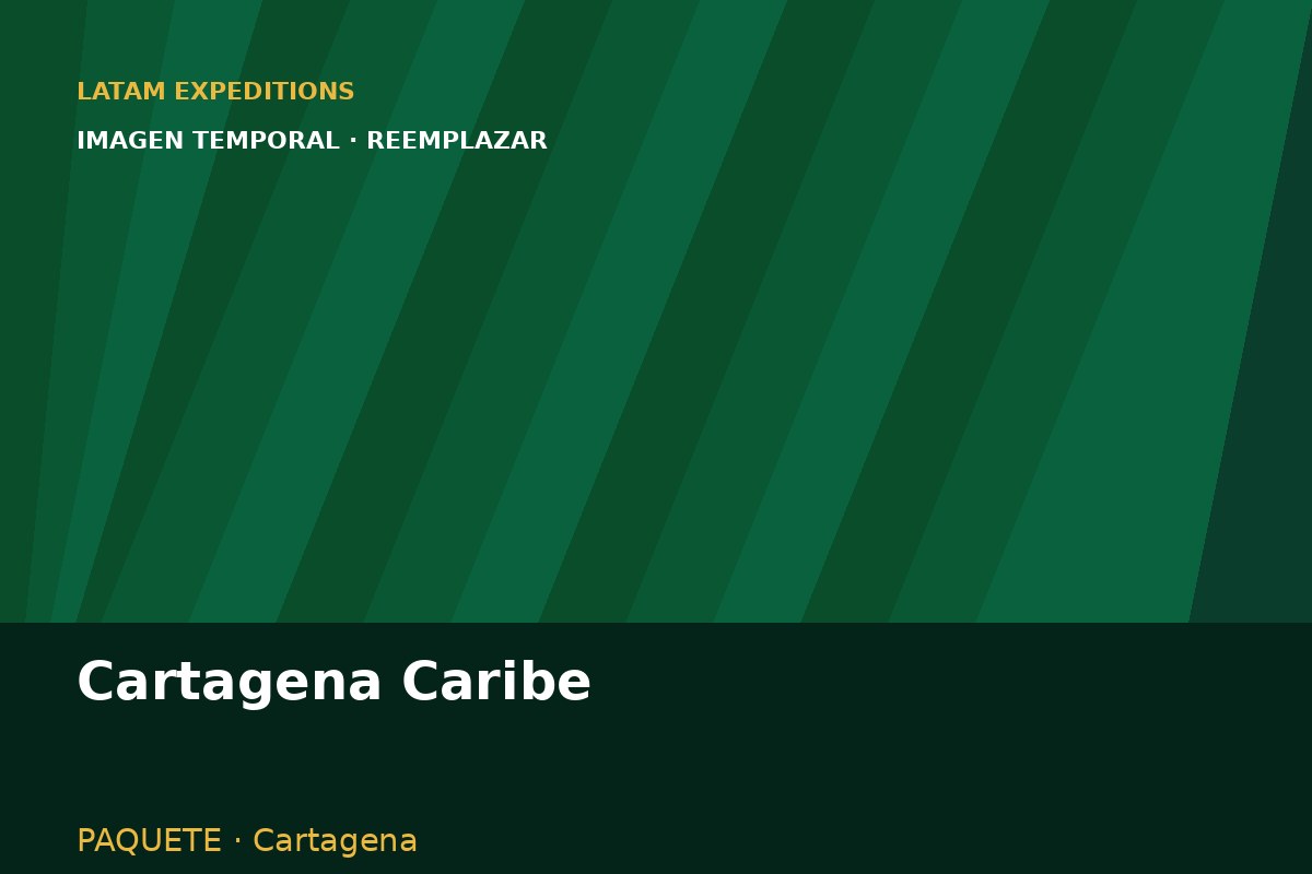 Paisajes y experiencias del paquete Cartagena Caribe en Colombia