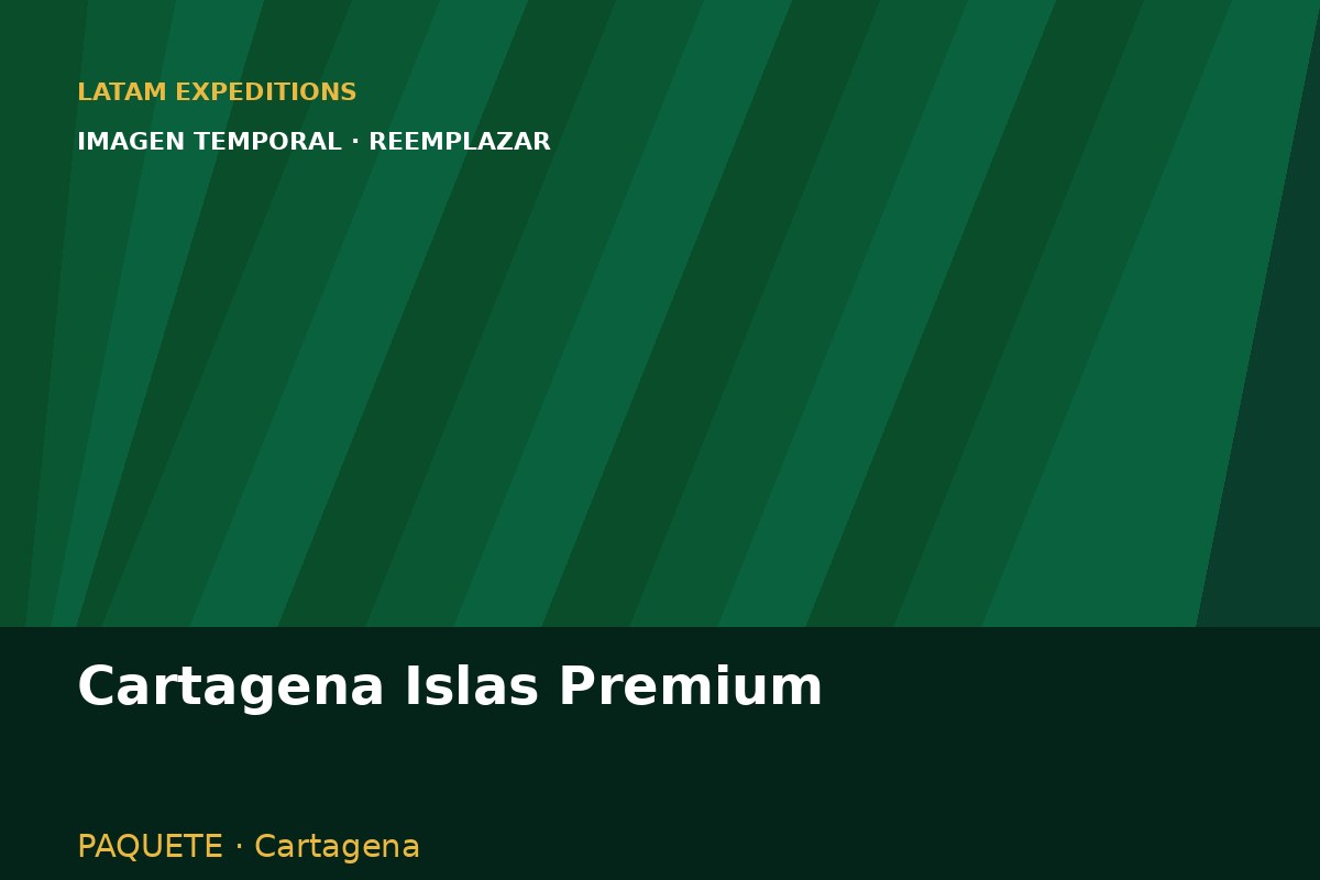 Paisajes y experiencias del paquete Cartagena Islas Premium en Colombia