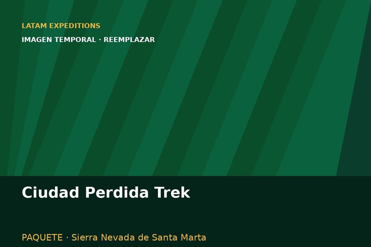Paisajes y experiencias del paquete Ciudad Perdida Trek en Colombia