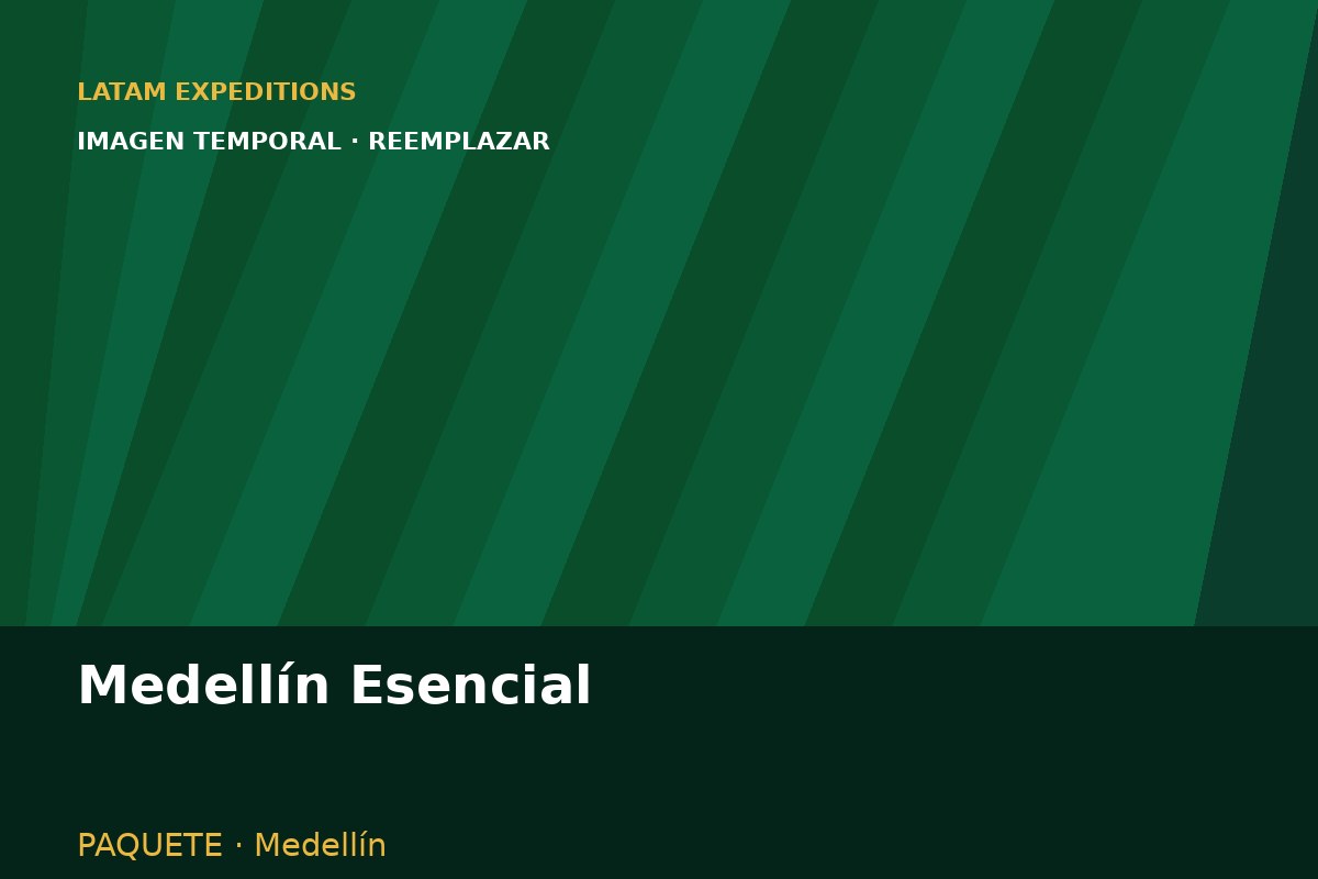 Paisajes y experiencias del paquete Medellín Esencial en Colombia