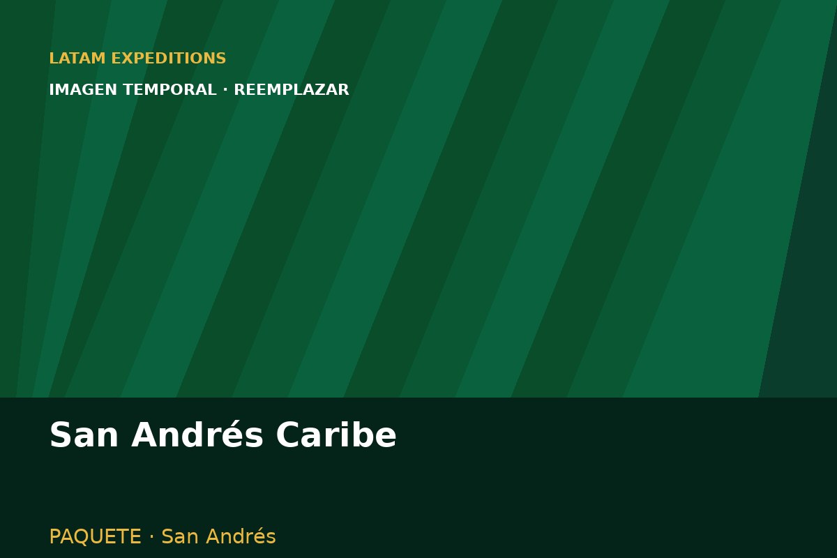 Paisajes y experiencias del paquete San Andrés Caribe en Colombia