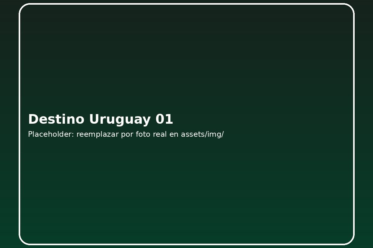 Costa y ciudad histórica de Uruguay